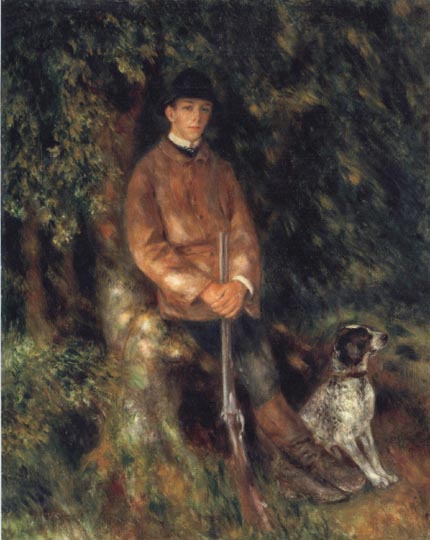 Alfred Berard and his Dog